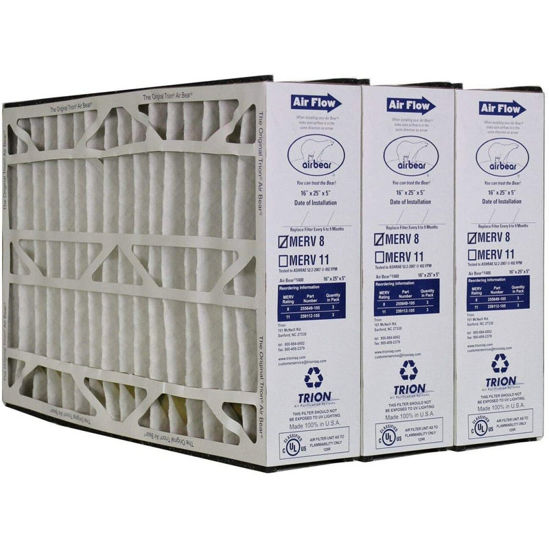 Trion Universal Air Filter for Air Purifier, 16" H x 25" W x 5" D