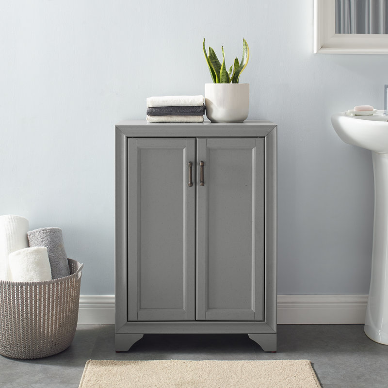 Accent Cabinet, Distressed Gray