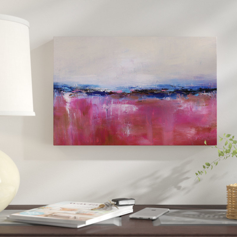 « abstract landscape xx », impression sur toile, H 26 po x l 40 po x P 1,5 po, Toile tendue, Pas de tapis