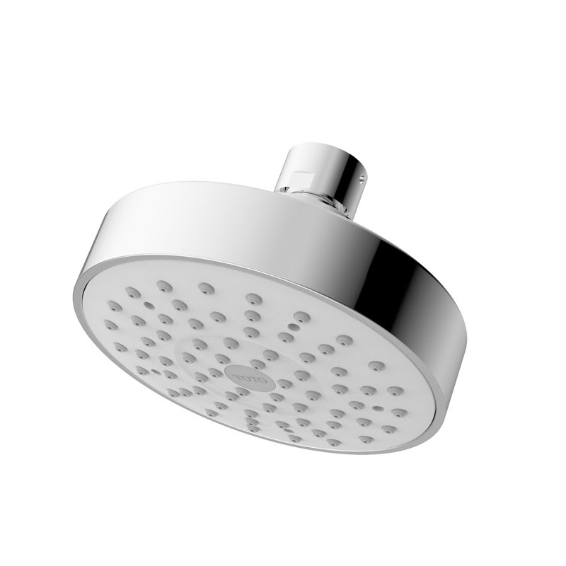 TOTO® L Series 1.75 GPM Single Spray 4 inch Modern Round Showerhead, Polished Chrome