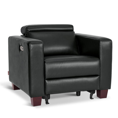  Fauteuil inclinable électrique Wall-hugger, repose-pieds haut avec repose-tête réglable, pour petits espaces