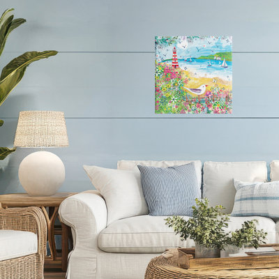Summer Whimsy Seaside Canvas, design by Clare Tupper