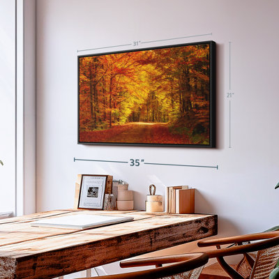 «Forest Autumn Trees Wall Art»