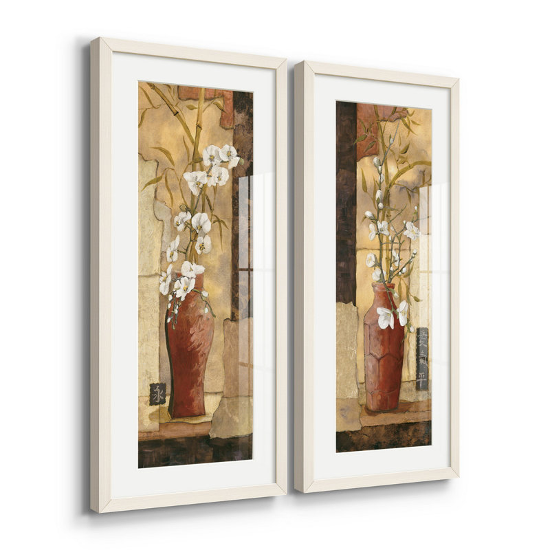 Cadre photo, ensemble de peintures sur papier, Cadre blanc