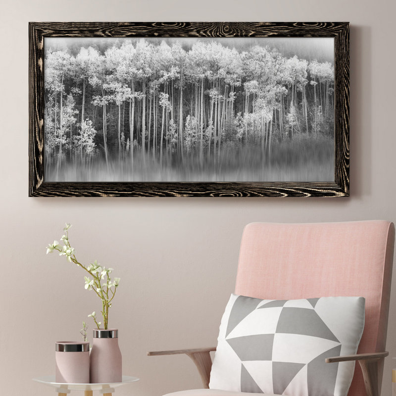 " Dreamy Aspen ", Black Framed