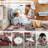 Washable Rug Modern Floral Rug Geometric Grey Hallway Runner Carpet Soft Low-Pile Bathroom Mat Laundry Hallway -124712621