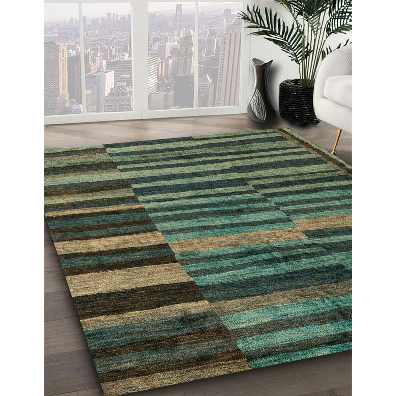Abstract Indoor Rug, Square 3'