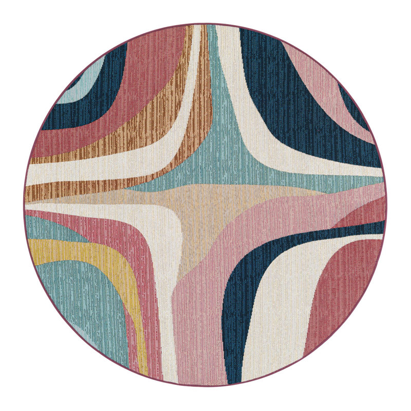 Tapis ardoise ardoise, Rond 5 pi 1 po
