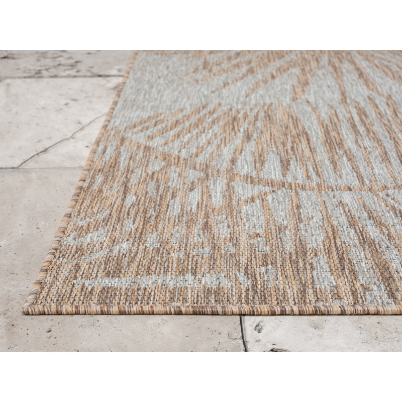 Larde Floral Indoor Rug, Rectangle 7'7" x 10'