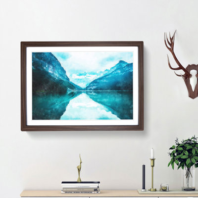 Lake Louise in Canada - Picture Frame Painting Print