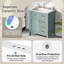 Meuble-lavabo 30 po avec lavabo en céramique-502707967