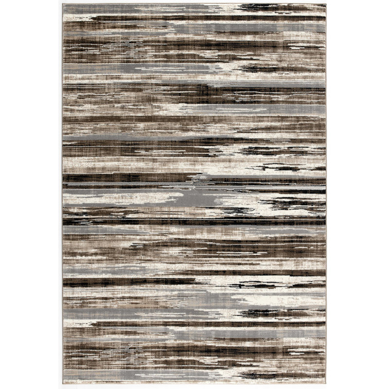 Barrville Abstract Indoor Rug, Rectangle 2'3" x 5'