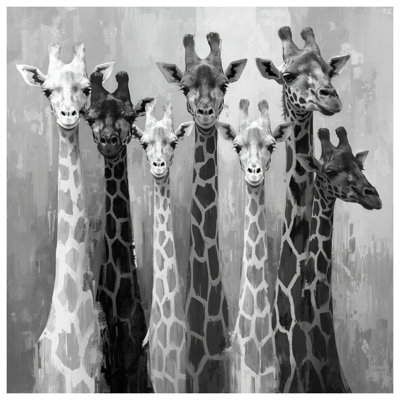 Housses de couette monochrome girafe