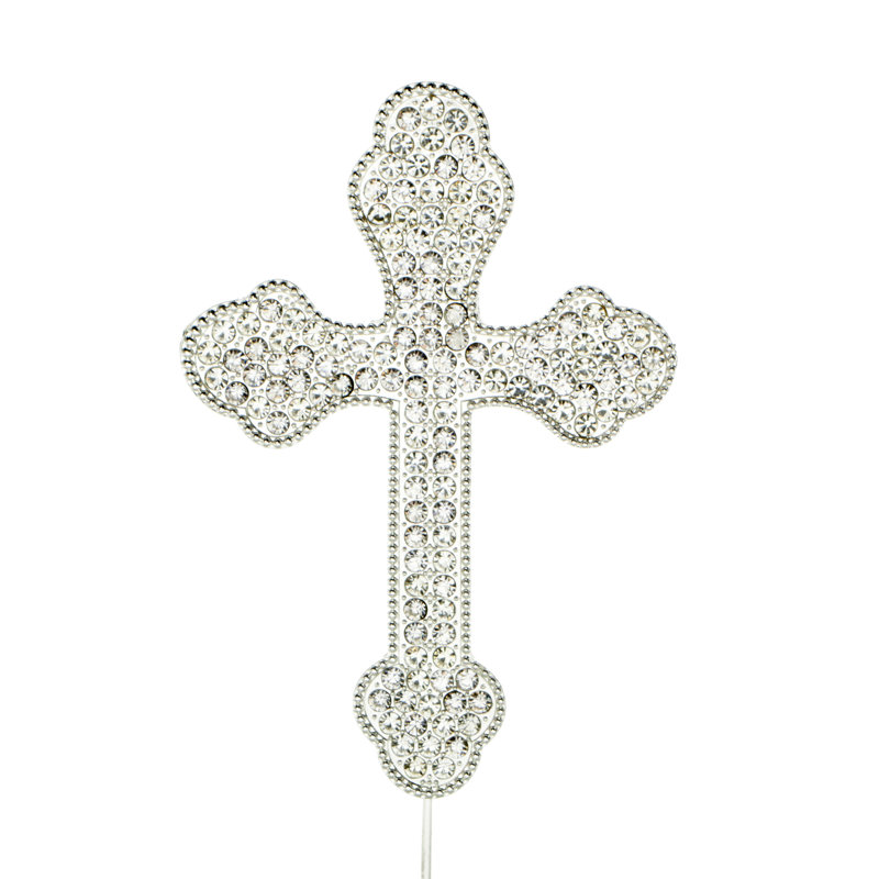 Surmatelas à gâteau cross rhinestone