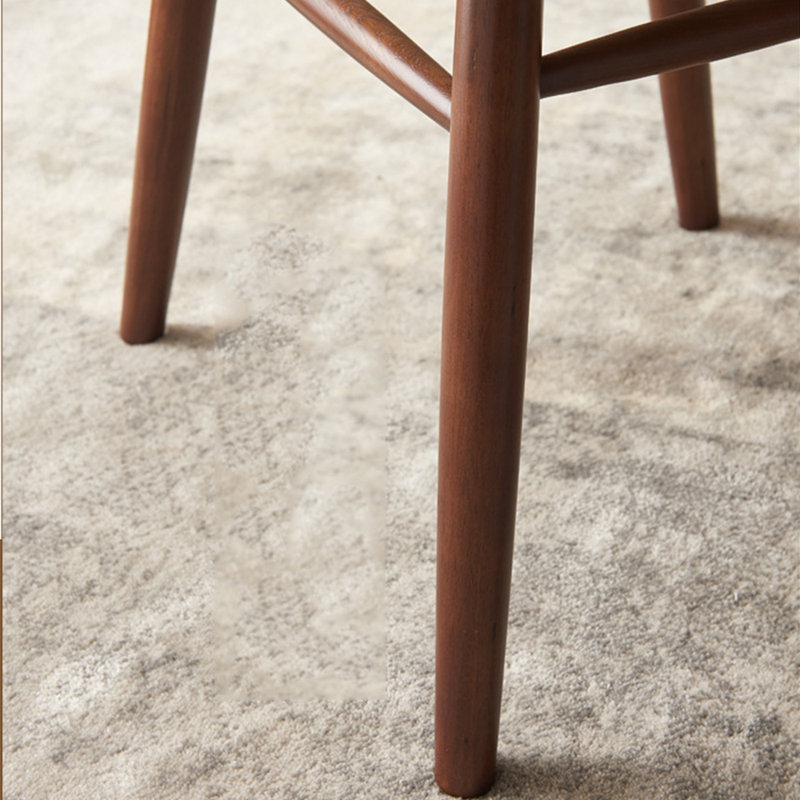 Ensemble de table ronde en bois massif de style nordique, H 29,5 po x L 62,9 po x l 62,9 po 