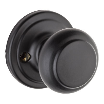 Troy Inactive Single Dummy Door Knob with Round Rosette