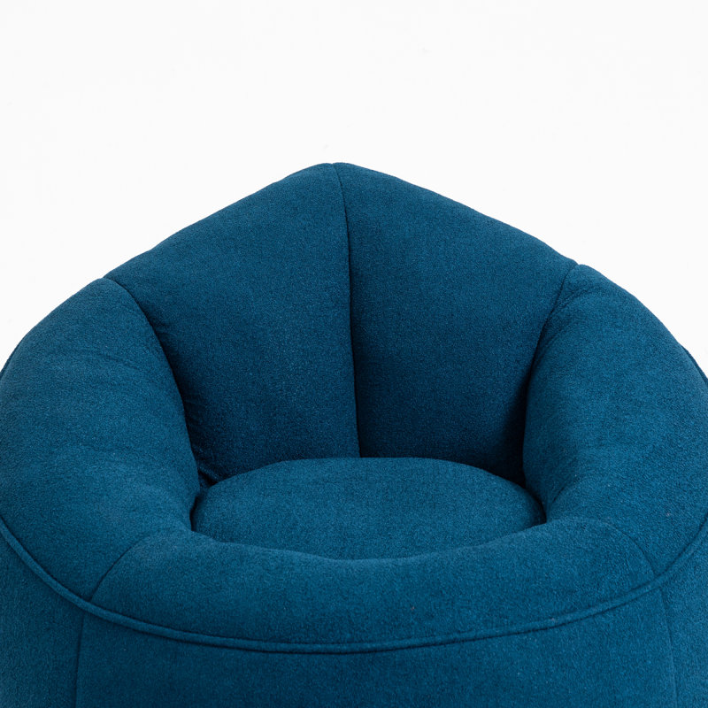 Fauteuil à billes Bedding Fauteuil à billes en mousse haute pression, Bleu