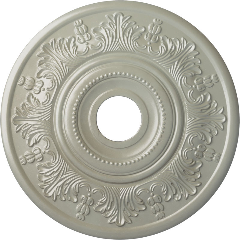 Médaillon de plafond Endurathane Vienna, DE 20 po x P 3 1/2 po x P 1 1/2 po (convient aux auvents jusqu'à 6 1/2 po), fini cuivre peint à la main