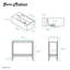 Ensemble de meuble-lavabo simple 19,5 po Pierre-93021124