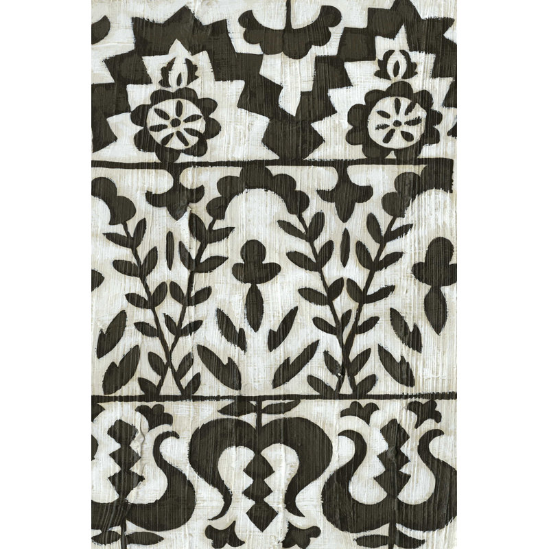 Motif flamenco II, H 18 po x l 12 po