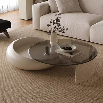 Table basse ronde de style italien