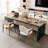 78.74 Inches Double Computer Desk For 2 Person – Extra Long Industrial Workstation With Heavy Duty Metal Frame, Large Dual Study Table For Home Office, Gray And Black Finish-607160243