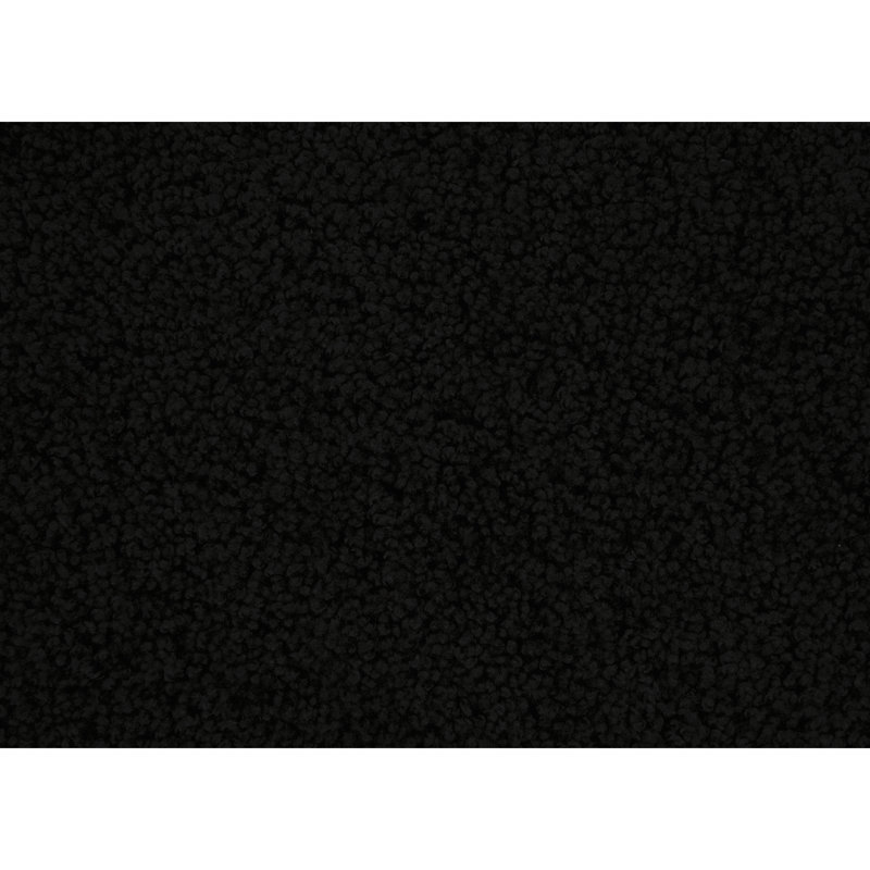 Treye 3-piece nylon bath mat set with non-slip backing, Noir