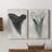 Watercolor Sharks Tooth I-Premium Gallery Wrapped Canvas -Ready to Hang-1638654782