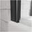 31"-32" W x 55" H Matte Black Flexible 180° Pivot Shower Door Reversible Installation Frameless Bathtub Screen,1/4"(6MM) Tempered Glass With Nano Easy Cleaning And Stick Explosion-proof Membrance-122862314
