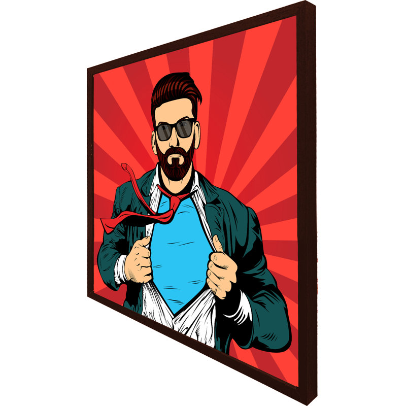 Canonsburg Single Picture Frame Print, 76cm H x 76cm W x 4cm D, Brown Framed