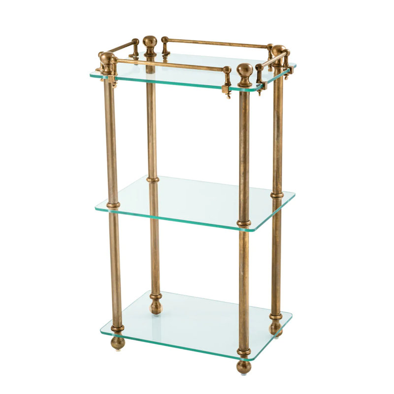 Devon 16.93" W x 30.28" H Bathroom Shelves