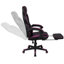 Massaging Adjustable Ergonomic Swivel Computer Gaming Chair with Fully Reclining Back and and Slide-Out Footrest-1978054289