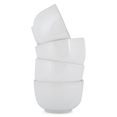 Dessert Bowls Set of 4, White