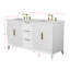 Ensemble de meuble-lavabo double 60 po Lissandra