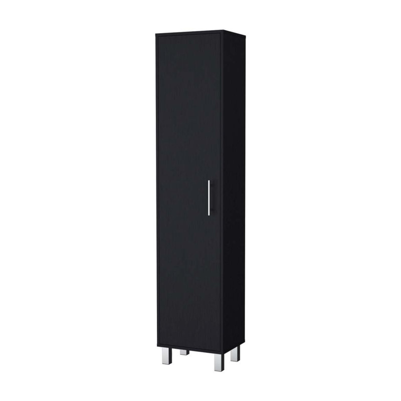 1-Door Cabinet With 3 Broom Hangers