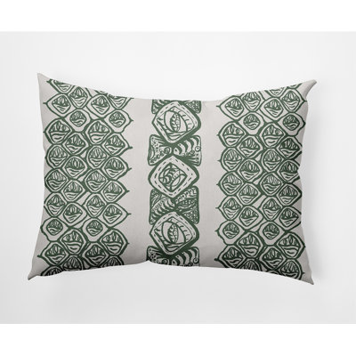 Geometric Outdoor Reversible Throw Pillow