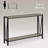 Console Table, Entryway Table With Storage, Industrial Sofa Table With V Design, 2-Tier Narrow Console Table-537844815-549872531