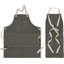Solid Colour Cotton Apron Sets-1821444284