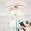 Ventilateur de plafond avec lumières DEL à intensité variable