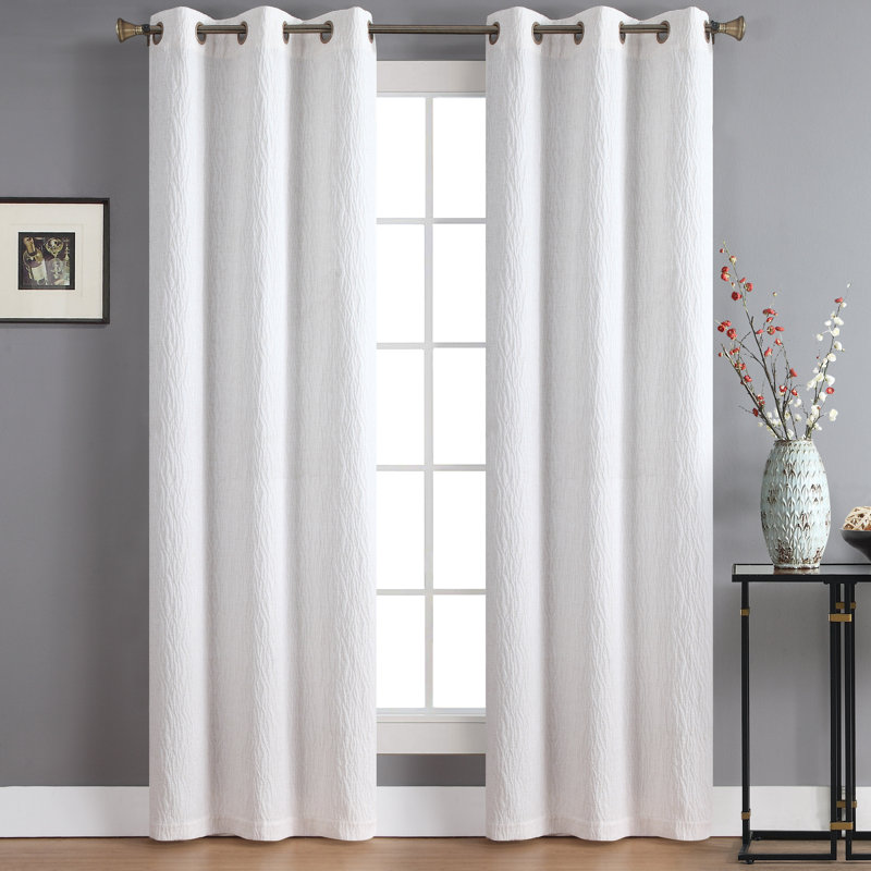 Albany Room Darkening Window Panel Pair 84x37, 37'' W x 84'' L