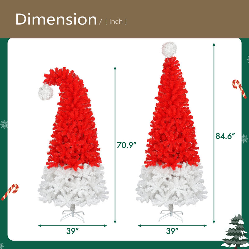 Arbre de Noël artificiel 6 pi avec lumière DEL