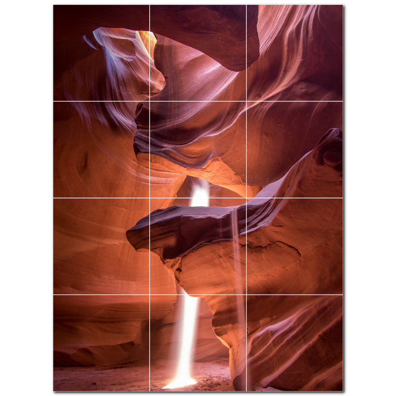 4.25'' x 4.25'' Satin Ceramic Decorative Mural