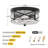 Alixandra 2-Light Flush Mount Glass Ceiling Light with Metal Frame-1621395360-1621395374