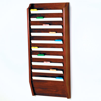 Wood Wall File Pockets