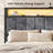 Cradere Twin Size Bed Frame with Headboard, Upholstered Platform Bed with Storage Shelves and Charging Station-634986765