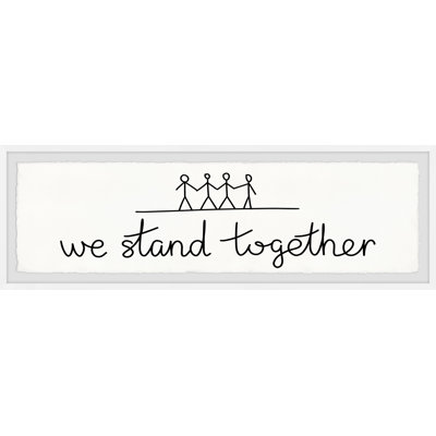 «Lewallen Stand Together», reproduction encadrée