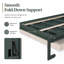 Lit escamotable Valeri avec canapé, tablettes de rangement et station de recharge USB-2020965602