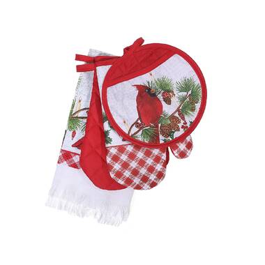 Cardinal Pot Holder Set