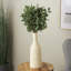 Polyester grand feuillage artificiel tige d'eucalyptus-1192923622