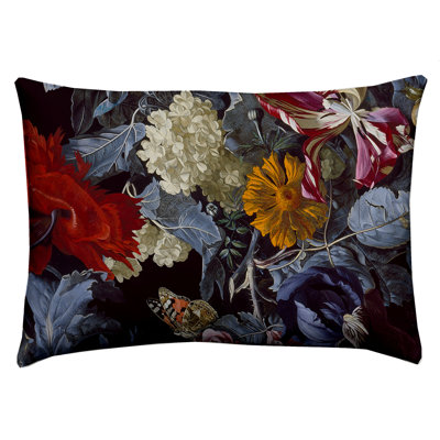 Adahy Floral Rectangular Cushion